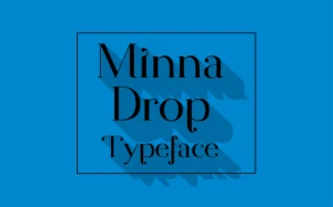 Minna Drop Font
