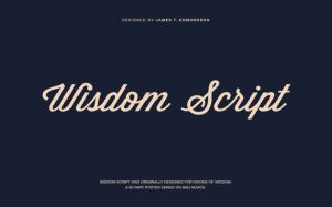 Wisdom Script Font