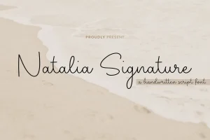 Natalia Signature Font