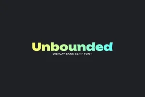 Unbounded Font