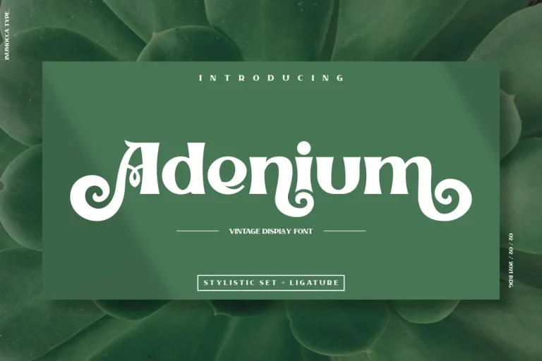 Adenium Font Free Download