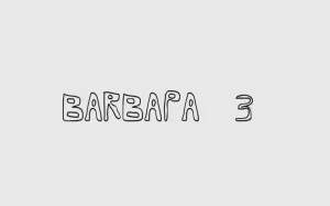 Barbapa 3 Font Free Download