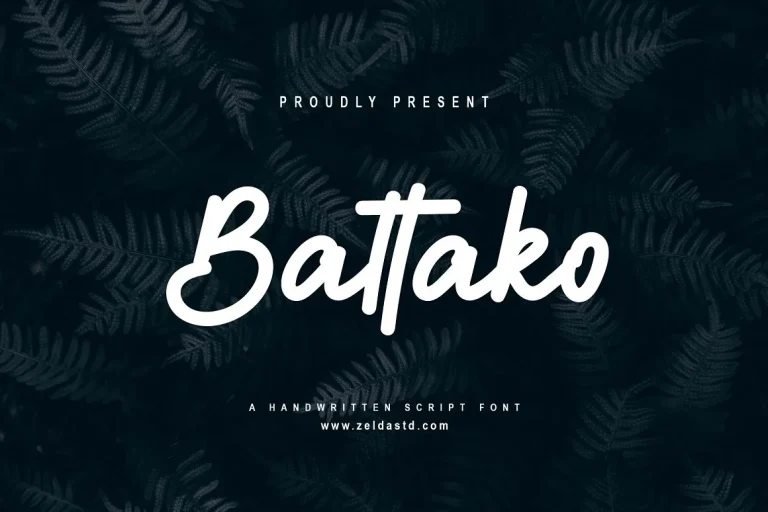 Battako Font Free Download