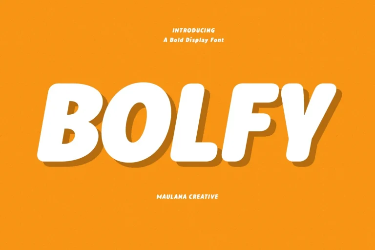 Bolfy Font Free Download