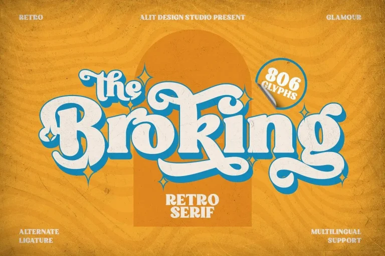 Broking Font Free Download