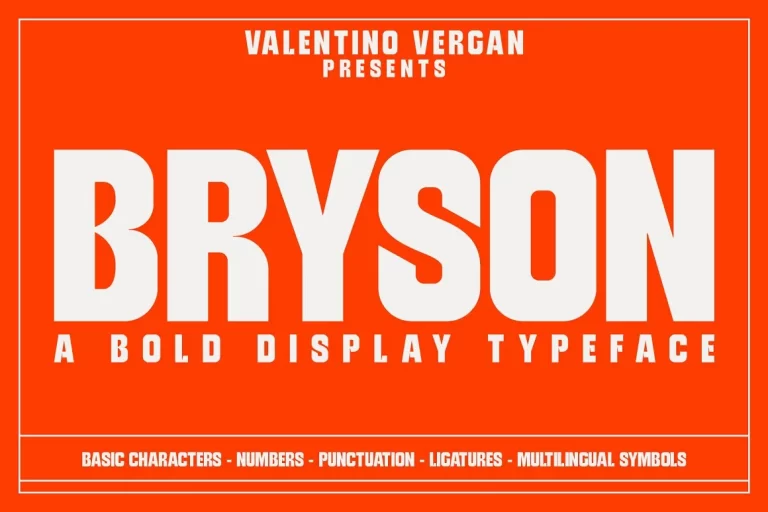 Bryson Font Free Download