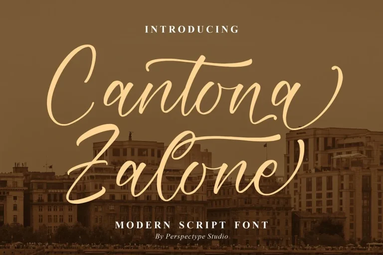 Cantona Zalone Font Free Download