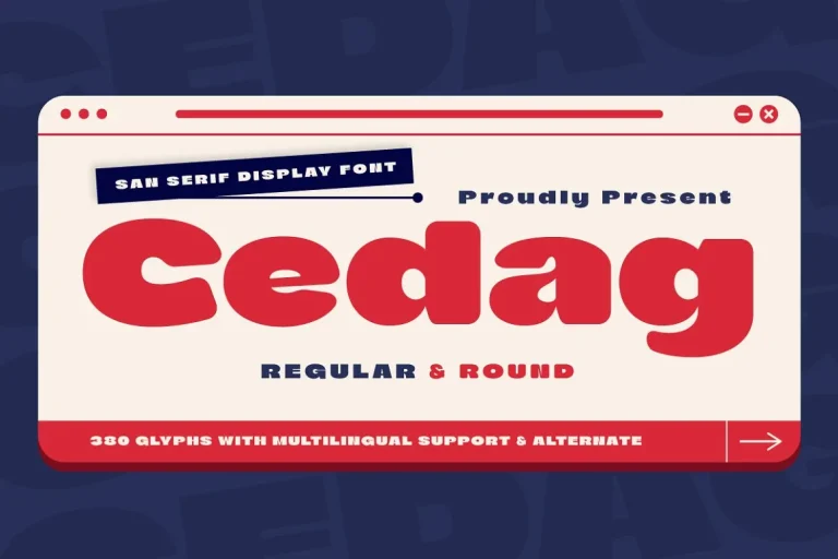 Cedag Font Free Download