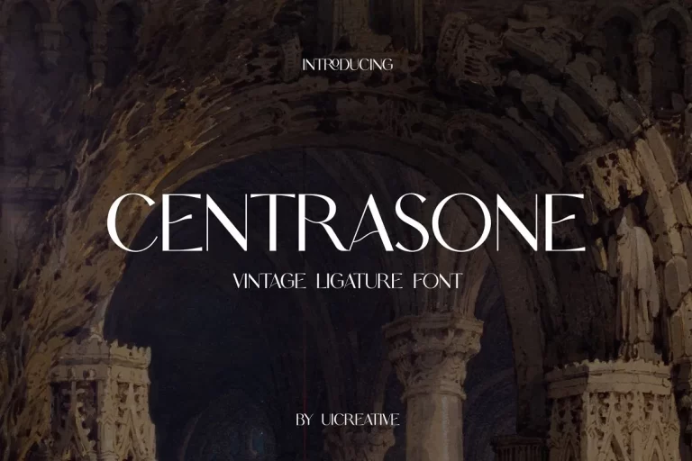 Centrasone Font Free Download