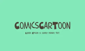 ComicsCarToon Font Free Download