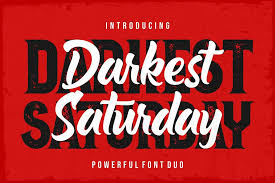 Darkest Saturday Font Free Download