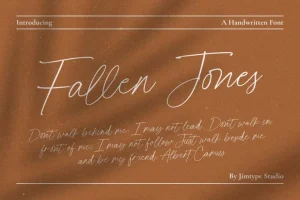 Fallen Jones Font Free Download