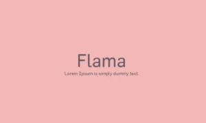 flama font Free Download