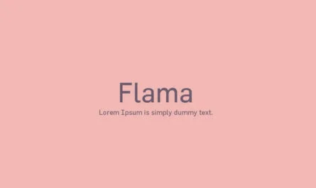 flama font Free Download