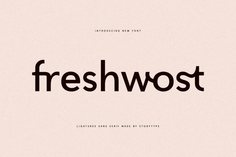Freshwost Font Free Download