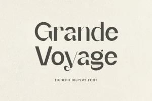 Grand Voyage Font Free Download