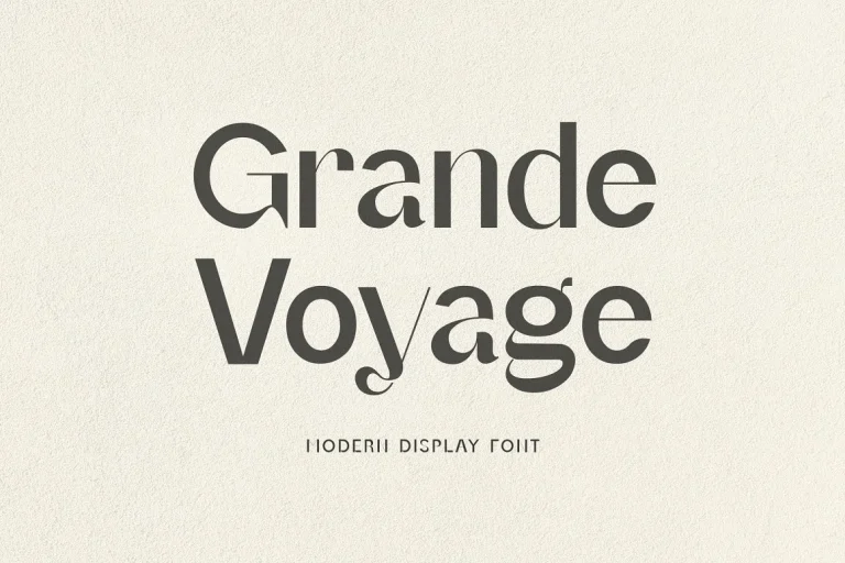 Grand Voyage Font Free Download