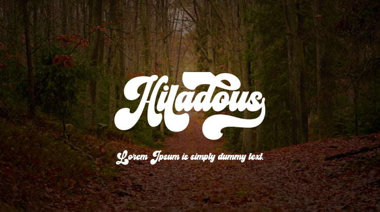 Hiladous Font Free Download