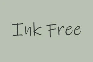 Ink Free Font Free Download