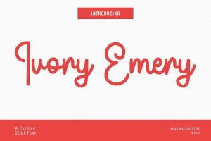 Ivory Emery Font Free Download