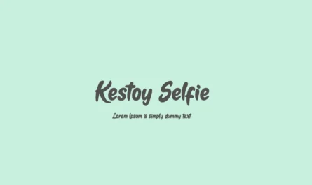 Kestoy Selfie Font Free Download