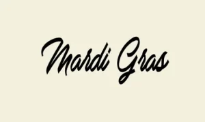 mardi gras font Free Download