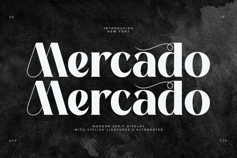 Mercado Font Free Download