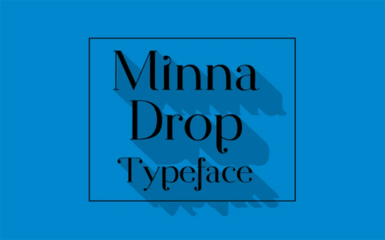 Minna Drop Font Free Download
