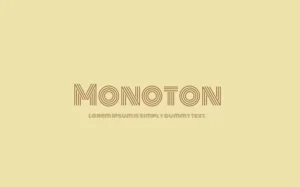 Monoton Font Free Download