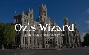 Oz’s Wizard Font Free Download