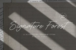Signature Forest Font Free Download