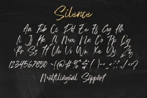 Silence Font Free Download