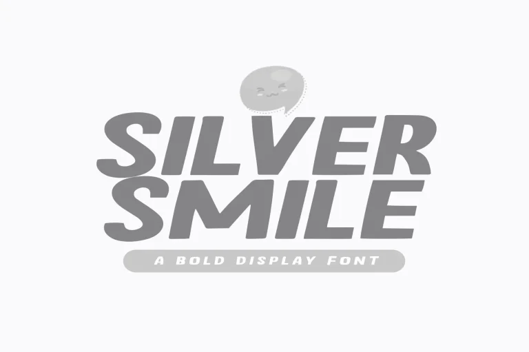 Silver Smile Font Free Download