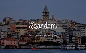 Spandam Font Free Download
