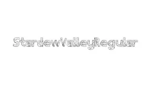 Stardew Valley Font Free Download