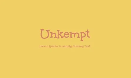 Unkempt Font Free Download