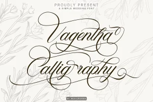 Vagentha Calligraphy Font Free Download