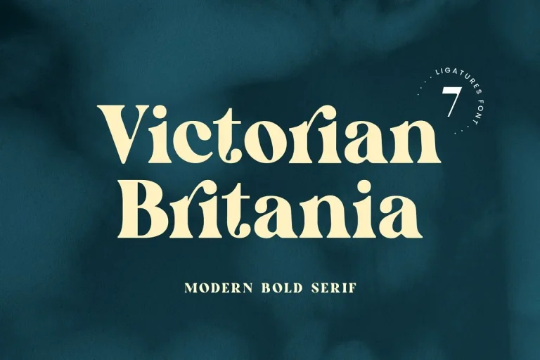 Victorian Britania Font Free Download