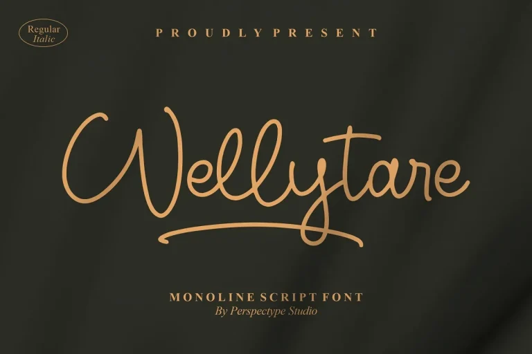 Wellytare Font Free Download