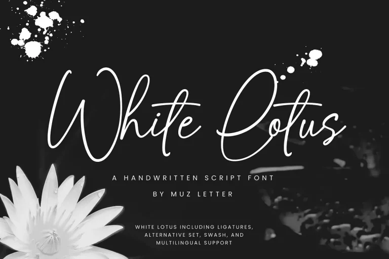 White Lotus Font Free Download