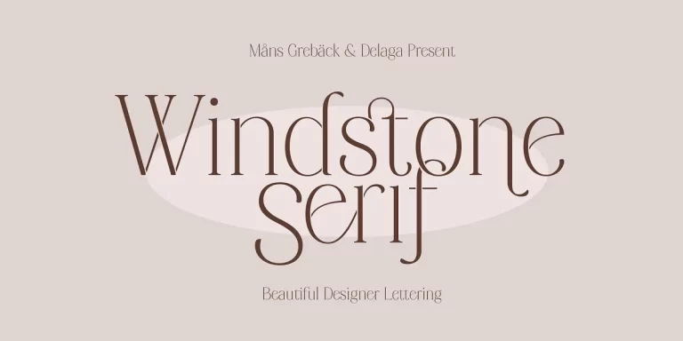 Windstone Serif Font Free Download