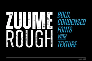 Zuume Rough Font Free Download