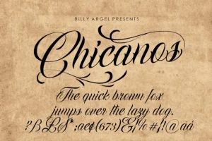 Chicanos Font Free Download
