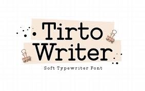Tirto Writer Font Free Download