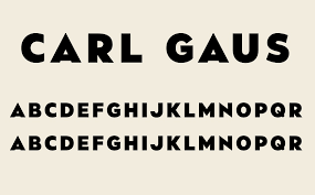 Carl Gauss Font Free Download
