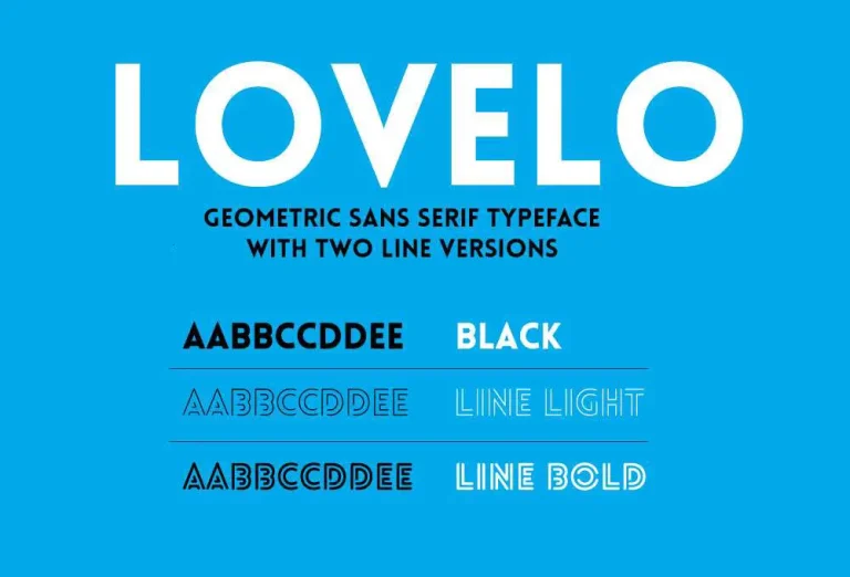 Lovelo Font Free Download