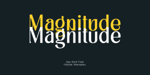 Magnitude Font Free Download