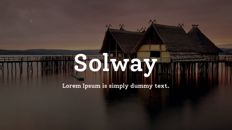 Solway Font