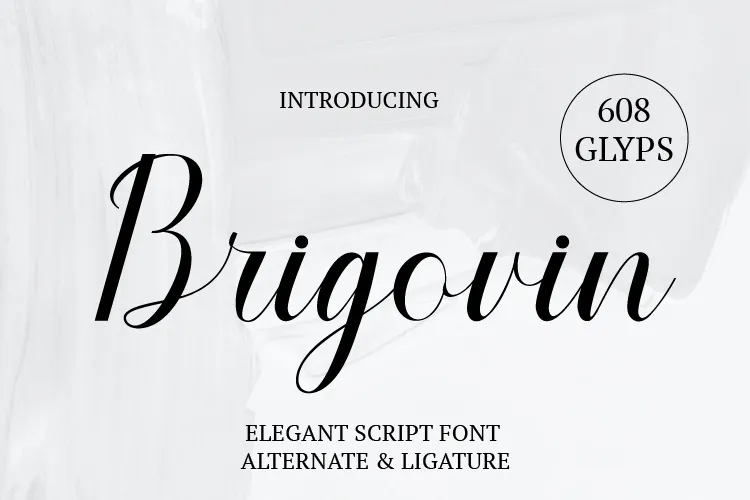 Brigovin Font Free Download