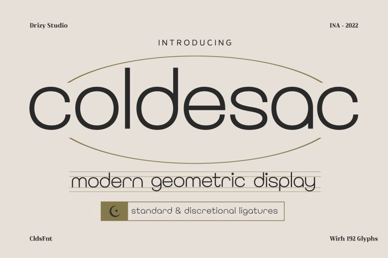 Coldesac Font Free Download